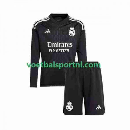 Real Madrid Doelman Kind Uit Tenue 2023-24 L/S